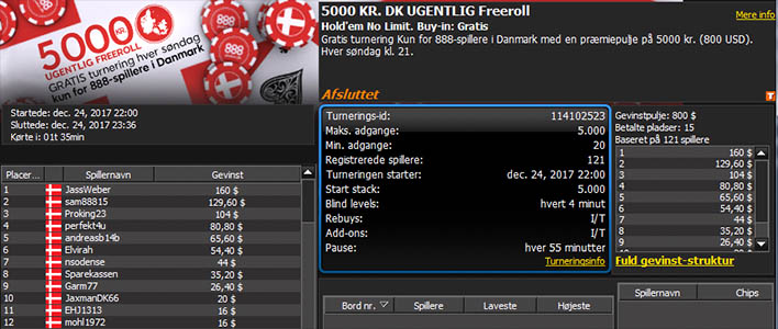 5000dkk freeroll #8